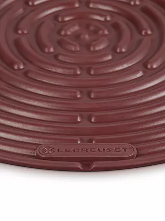 LE CREUSET | Topflappen rund  Klassic 20,5cm Garnet | dunkelrot