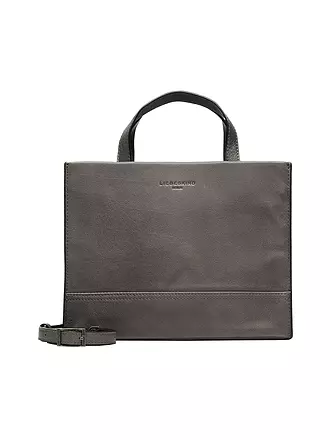 LIEBESKIND BERLIN | Ledertasche - Tote Bag LOU SATCHEL Medium | grau