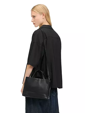 LIEBESKIND BERLIN | Ledertasche - Tote Bag LOU SATCHEL Medium | schwarz