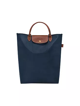 LONGCHAMP |  Le Pliage Original Shopper Medium, Stahl | dunkelblau