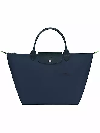 LONGCHAMP | Le Pliage Green Handtasche Medium, Orange | dunkelblau