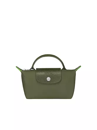 LONGCHAMP | Le Pliage Green Pochette mit Henkel chataigne | olive