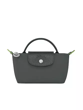 LONGCHAMP | Le Pliage Green Pochette mit Henkel chataigne | grau