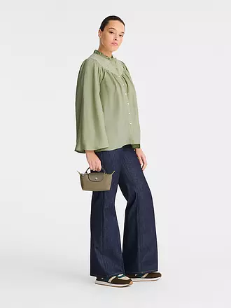 LONGCHAMP | Le Pliage Green Pochette mit Henkel, Artichaut | grün