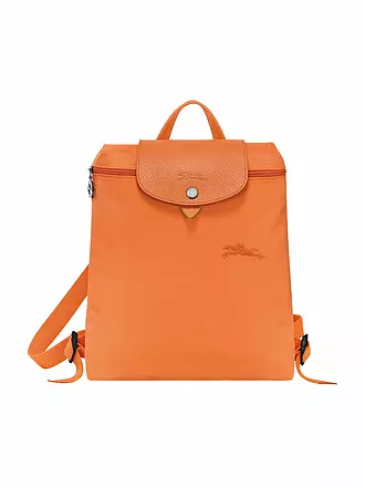 LONGCHAMP | Le Pliage Green Rucksack, Black | orange