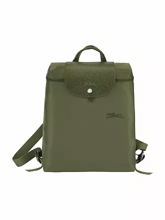 LONGCHAMP | Le Pliage Green Rucksack, Chataigne | olive