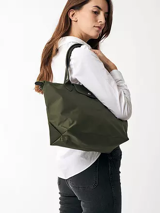 LONGCHAMP | Le Pliage Green Shopper Large, Chataigne | olive