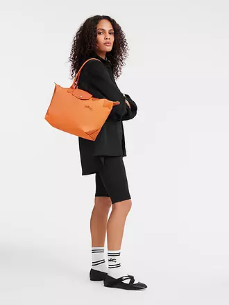 LONGCHAMP | Le Pliage Green Shopper Medium, Orange | orange