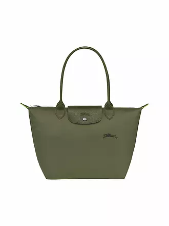 LONGCHAMP | Le Pliage Green Shopper Small, Orange | olive