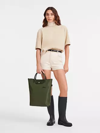 LONGCHAMP | Le Pliage Green Shopper, Graphit | olive