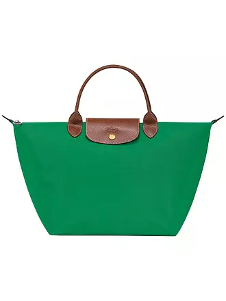 LONGCHAMP | Le Pliage Original Handtasche Medium, Chamois | grün