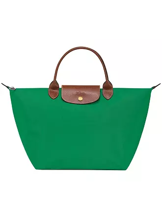 LONGCHAMP | Le Pliage Original Handtasche Medium, Navy | grün