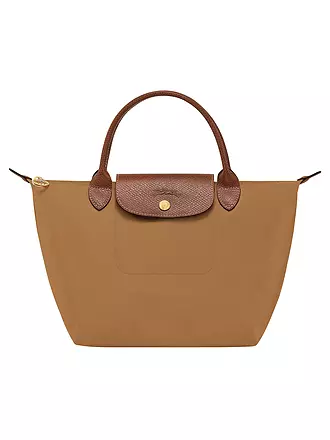 LONGCHAMP | Le Pliage Original Handtasche Small, Black | camel