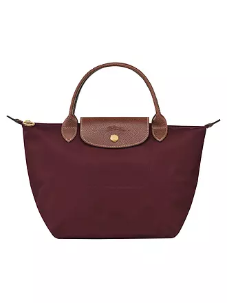 LONGCHAMP | Le Pliage Original Handtasche Small, Bordeaux | camel