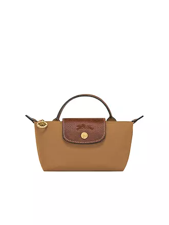 LONGCHAMP | Le Pliage Original Pochette mit Henkel, Black | braun