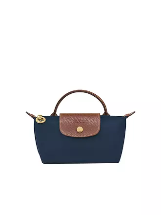 LONGCHAMP | Le Pliage Original Pochette mit Henkel, Chamois | dunkelblau