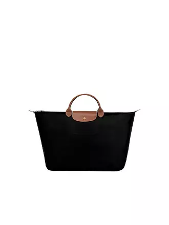 LONGCHAMP | Le Pliage Original Reisetasche Small, Chamois | schwarz