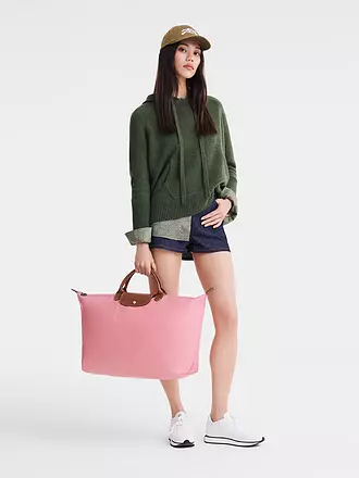 LONGCHAMP | Le Pliage Original Reisetasche Small, Eucalyptus | rosa