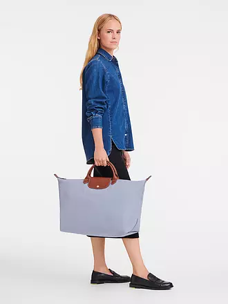 LONGCHAMP | Le Pliage Original Reisetasche Small, Navy | grau