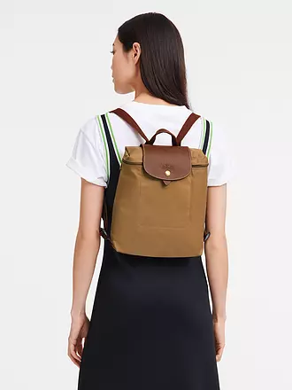 LONGCHAMP | Le Pliage Original Rucksack, Black | camel