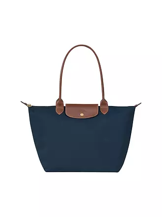 LONGCHAMP | Le Pliage Original Shopper Large, Chamois | dunkelblau