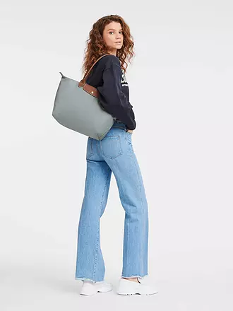 LONGCHAMP | Le Pliage Original Shopper Large, Navy | grau