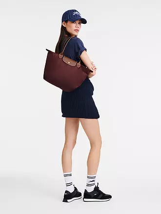 LONGCHAMP | Le Pliage Original Shopper Medium, Bordeaux | dunkelrot