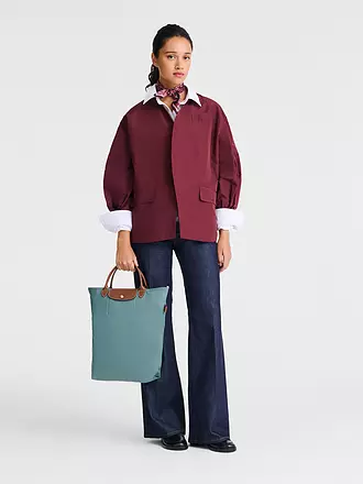 LONGCHAMP | Le Pliage Original Shopper Medium, Paper | petrol