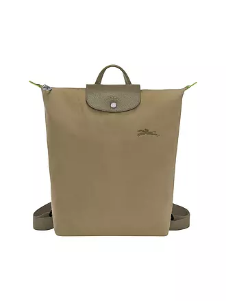 LONGCHAMP | Le Pliage Rucksack Medium, Chataigne | grün