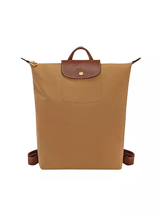 LONGCHAMP | Le Pliage Rucksack, Chamois | petrol