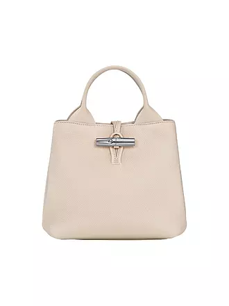 LONGCHAMP | Le Roseau Handle Bag Medium, Celadon | beige