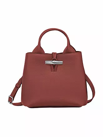 LONGCHAMP | Le Roseau Handle Bag Medium, Chataigne | 