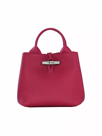 LONGCHAMP | Le Roseau Handle Bag Small, Ballerine | pink