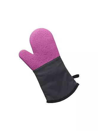 LURCH | Silikon Backhandschuh Rosa / Schwarz | 