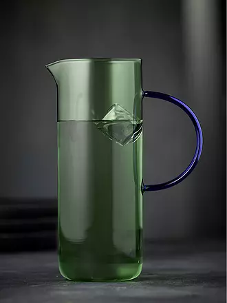 LYNG BY GLAS | Glaskrug TORINO 1,1l Gruen/ Blau | hellgrün