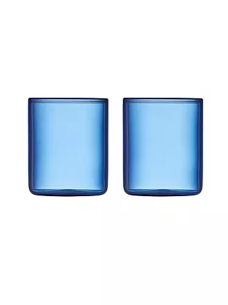 LYNG BY GLAS | Schnapsglas 2er Set TORINO 6cl Pink | blau