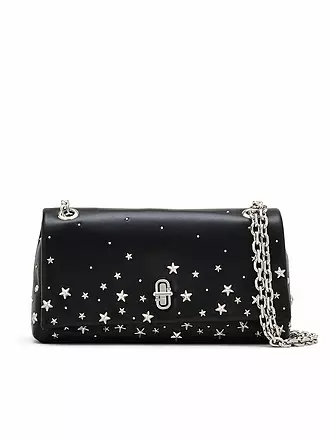 MARC JACOBS | Ledertasche - Mini Bag THE DUAL CHAIN WALLET STARS | schwarz