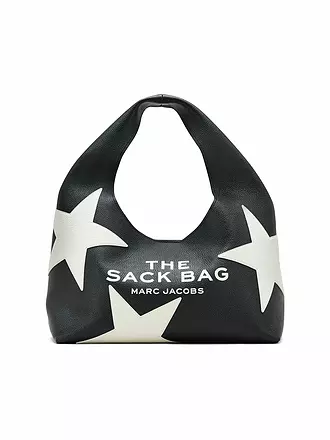 MARC JACOBS | Ledertasche - Schultertasche THE SACK STAR | schwarz