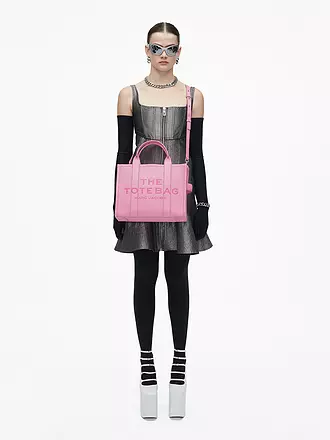 MARC JACOBS | Ledertasche - Tote Bag THE MEDIUM TOTE BAG LEATHER | rosa