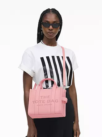 MARC JACOBS | Ledertasche - Tote Bag THE SMALL TOTE LEATHER | pink