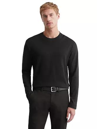 MARC O'POLO | Langarmshirt | schwarz