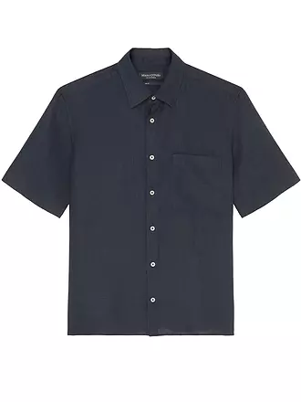 MARC O'POLO | Leinenhemd  Regular Fit | dunkelblau