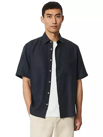 MARC O'POLO | Leinenhemd  Regular Fit | dunkelblau