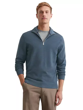 MARC O'POLO | Troyer Pullover | dunkelblau