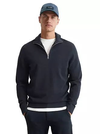 MARC O'POLO | Troyer Pullover | grau