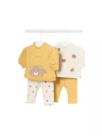 MAYORAL | Baby Set 2 Shirts, 2 Hosen 4-teilig | gelb