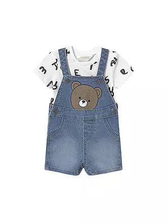 MAYORAL | Baby Set 2-teilig T-Shirt und Latzhose | blau