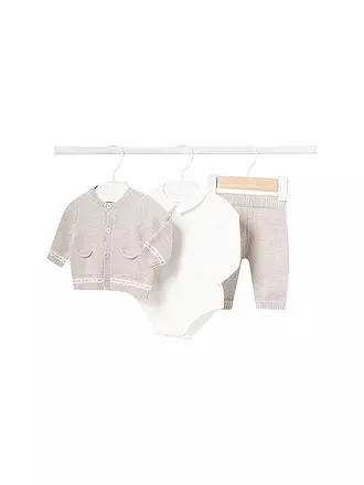 MAYORAL | Baby Set Strickjacke, Body ,Hose 3-teilg  | 