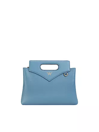 MCM | Ledertasche - Umhängetasche SOFT DIAMANT Mini | blau