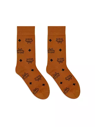 MCM | Socken cognac | rosa